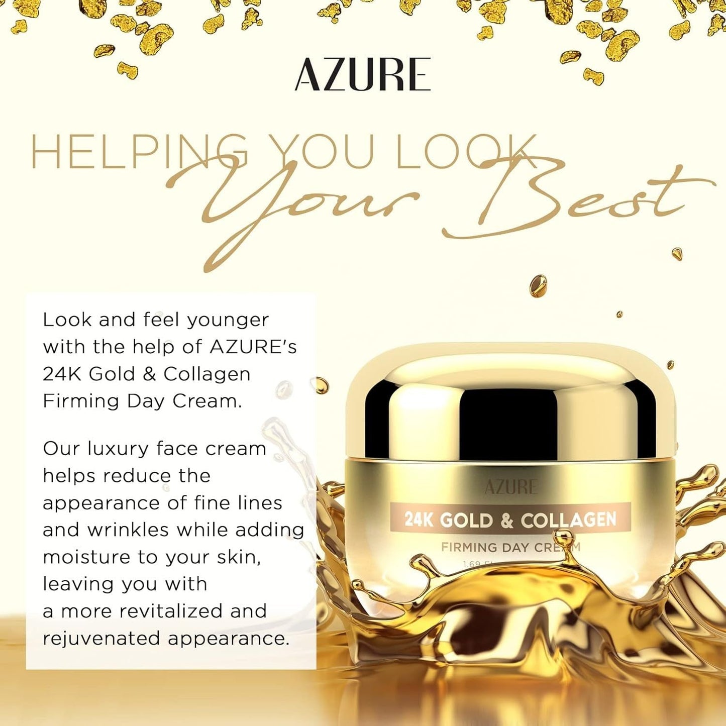 Luxurious 24K Gold Anti Aging Face Cream 50ml
