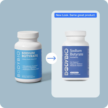 Natural Butyrate Capsules for Gut Health & Digestive Support