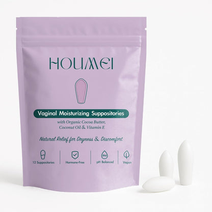 Natural Vaginal Moisturizing Suppositories with Vitamin E - Mycosmeticslondon