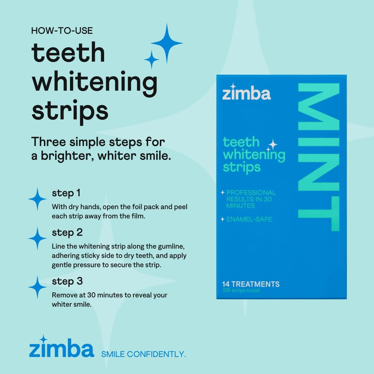 Fresh Breath Teeth Whitening Strips 14 Pack