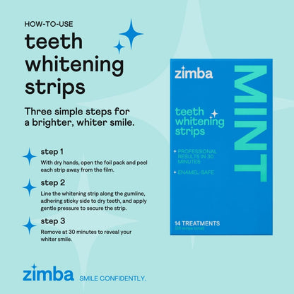 Fresh Breath Teeth Whitening Strips 14 Pack
