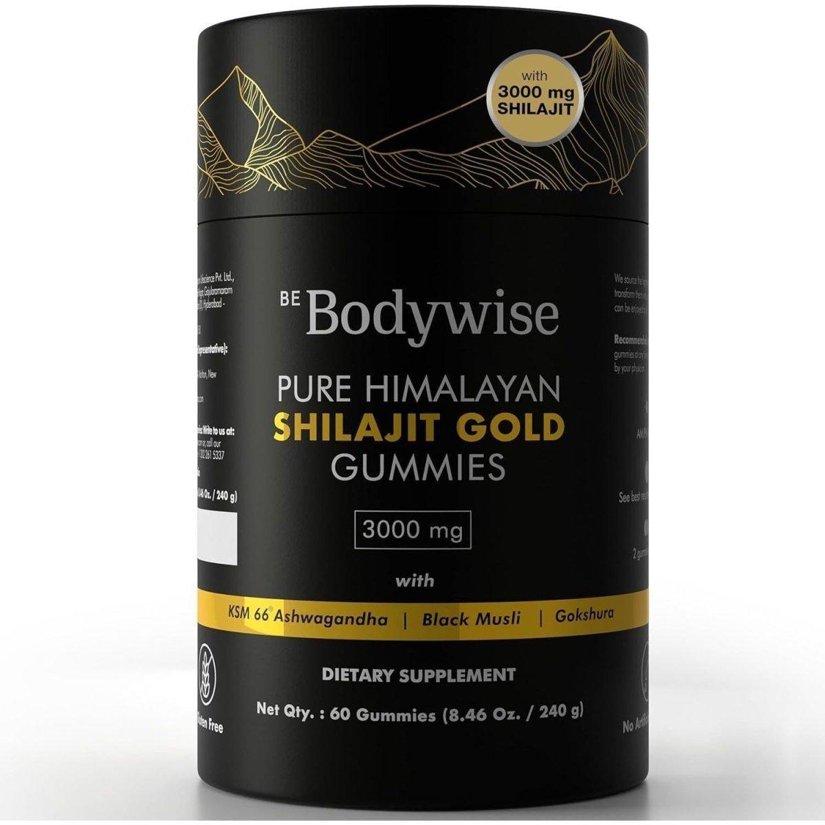 Natural Himalayan Shilajit Energy Gummies - 60 Count - Mycosmeticslondon