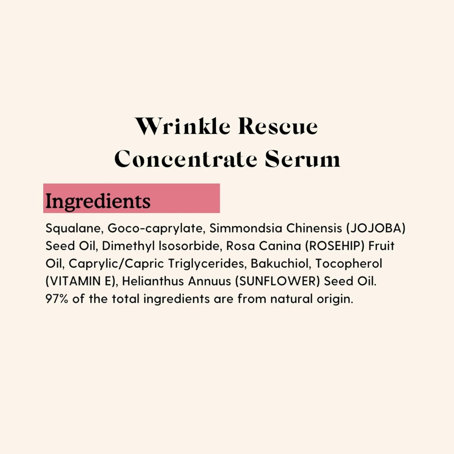 Gentle Anti Aging Face Serum with Natural Retinol