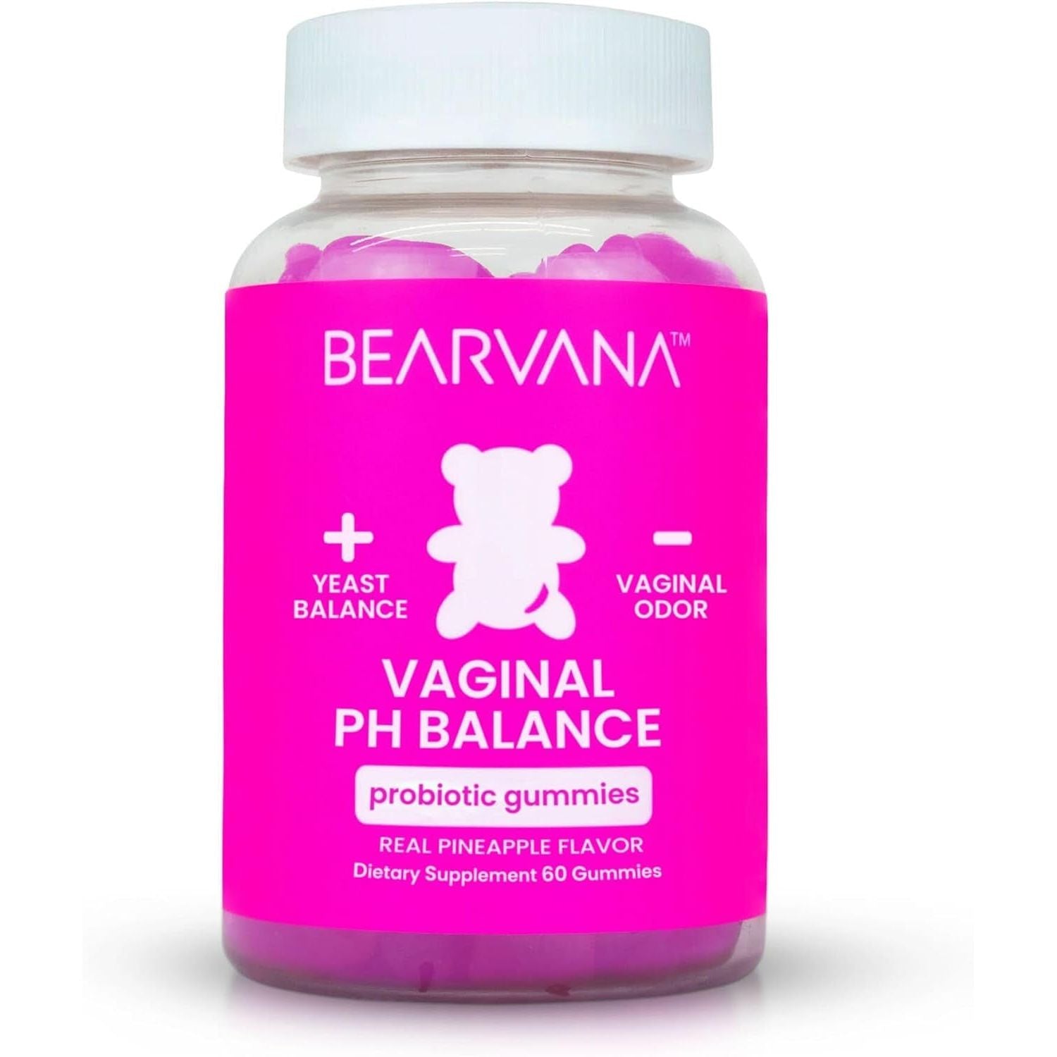 Natural Probiotic Gummies for Women's Health, 60 Count - Mycosmeticslondon