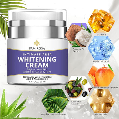 Gentle Skin Brightening Cream for Sensitive Areas