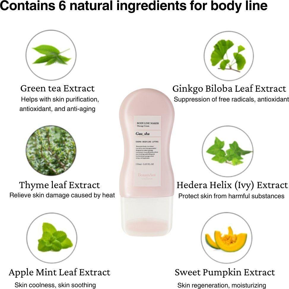 Natural Face Gua Sha Tool - 150ml Facial Sculptor