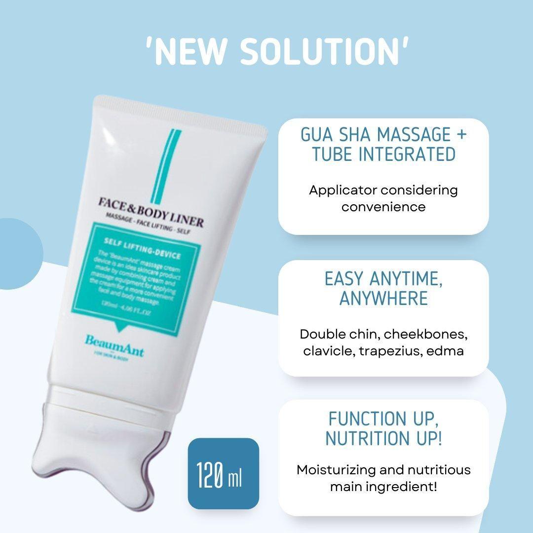Natural Face & Body Gua Sha Moisturizing Cream 120ml