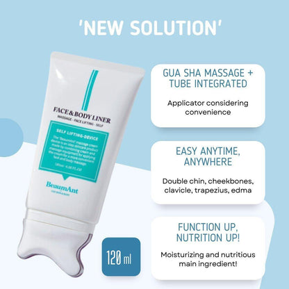 Natural Face & Body Gua Sha Moisturizing Cream 120ml