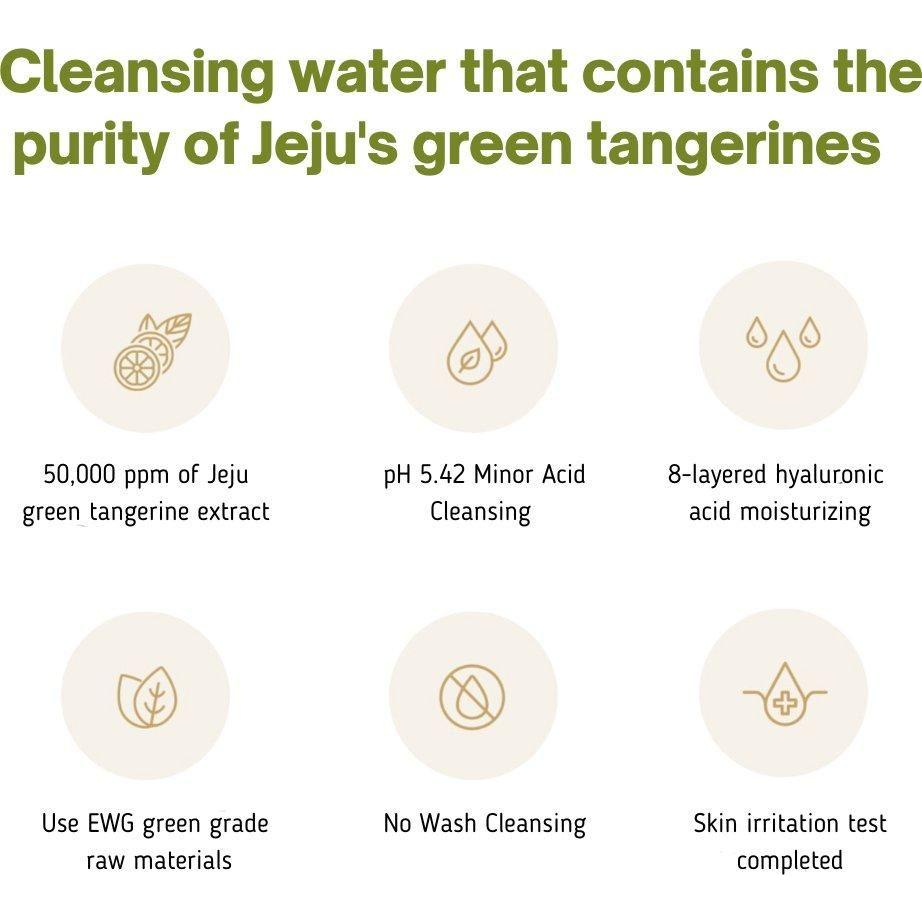 Natural Jeju Green Tea Facial Cleanser Water 500ml