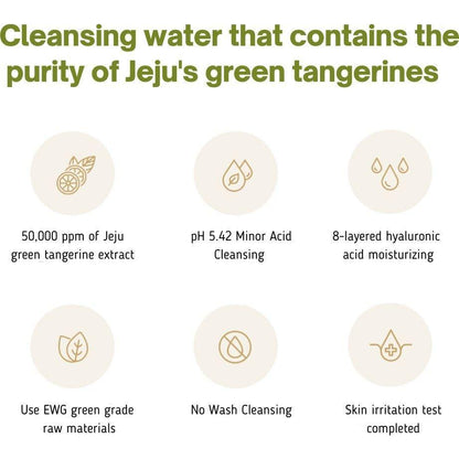 Natural Jeju Green Tea Facial Cleanser Water 500ml