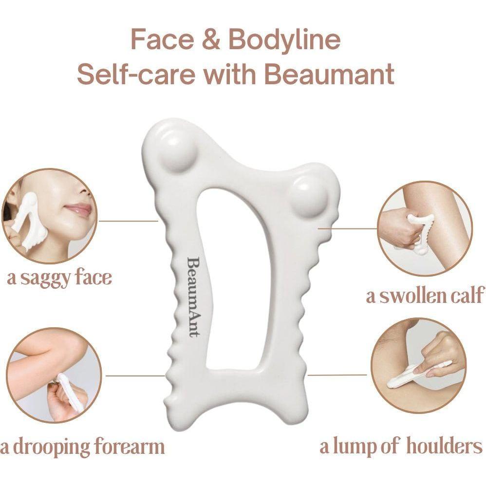 Natural White Clay Facial Massage Tool