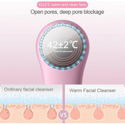 Gentle Exfoliating Facial Cleaning Brush Massager