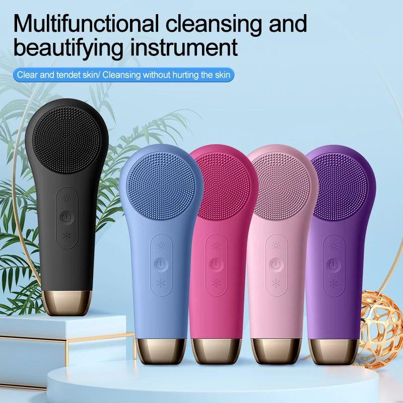 Gentle Exfoliating Facial Cleaning Brush Massager