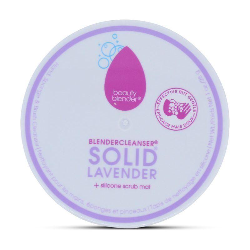 Gentle Makeup Brush Cleaner Solid with Silicone Cleaning Pad