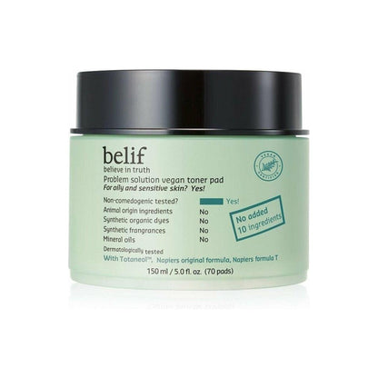 Gentle Vegan Toner Pads for Acne Care