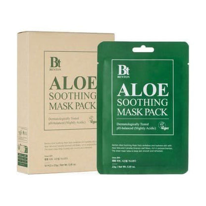 Gentle Aloe Hydrating Face Mask 10 Pack - Mycosmeticslondon