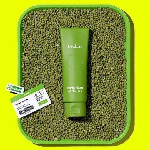 Natural Mung Bean Exfoliating Gel for Bright Skin