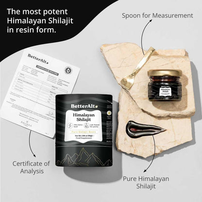 Premium Himalayan Shilajit Extract - High Strength Gold Resin