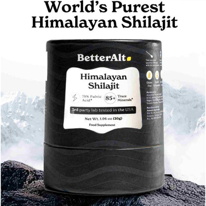 Premium Himalayan Shilajit Extract - High Strength Gold Resin - Mycosmeticslondon