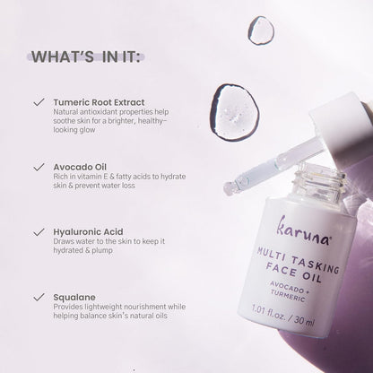 Natural Turmeric Face Oil for Glowing Skin