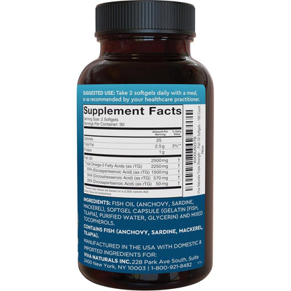 Premium Omega-3 Fish Oil Softgels for Heart Health