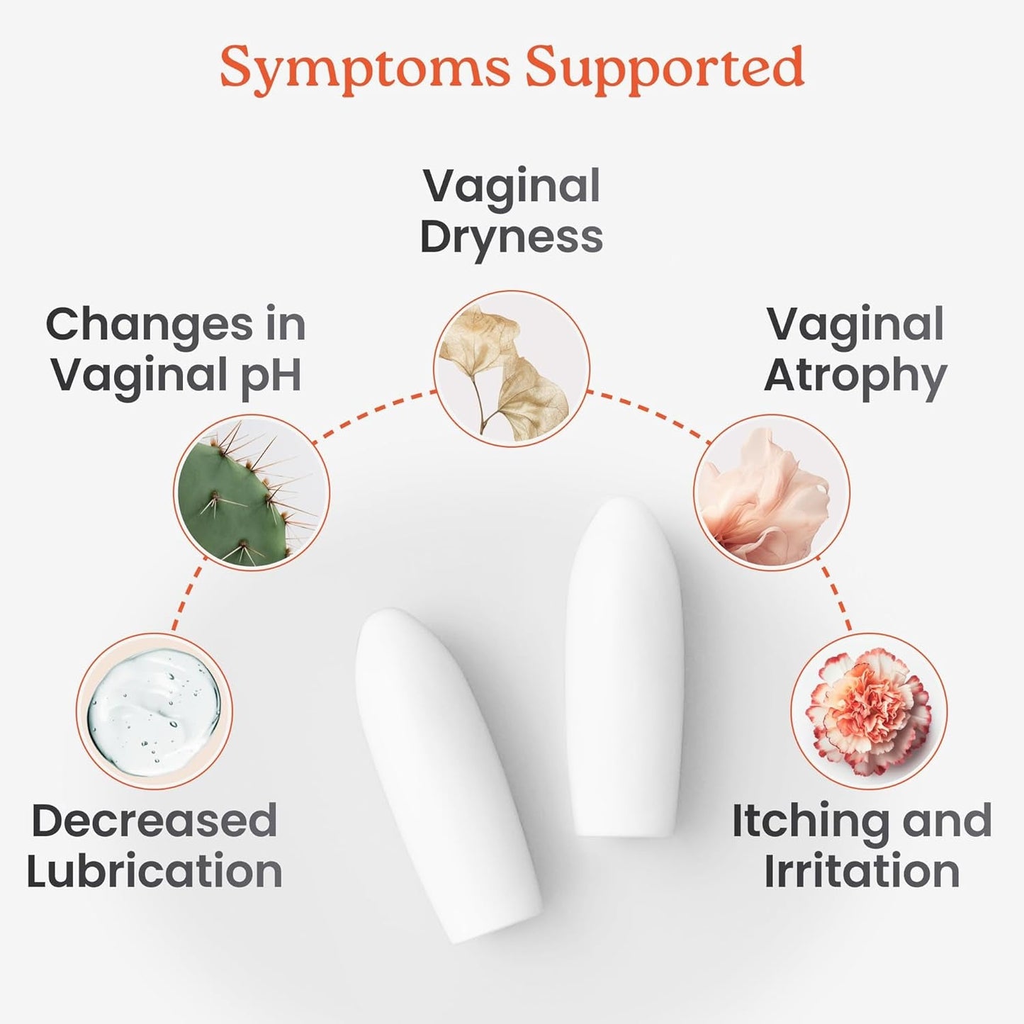 Gentle Vaginal Hyaluronic Acid Suppositories 24 Count