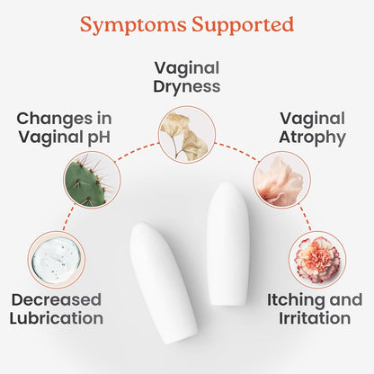Gentle Vaginal Hyaluronic Acid Suppositories 24 Count