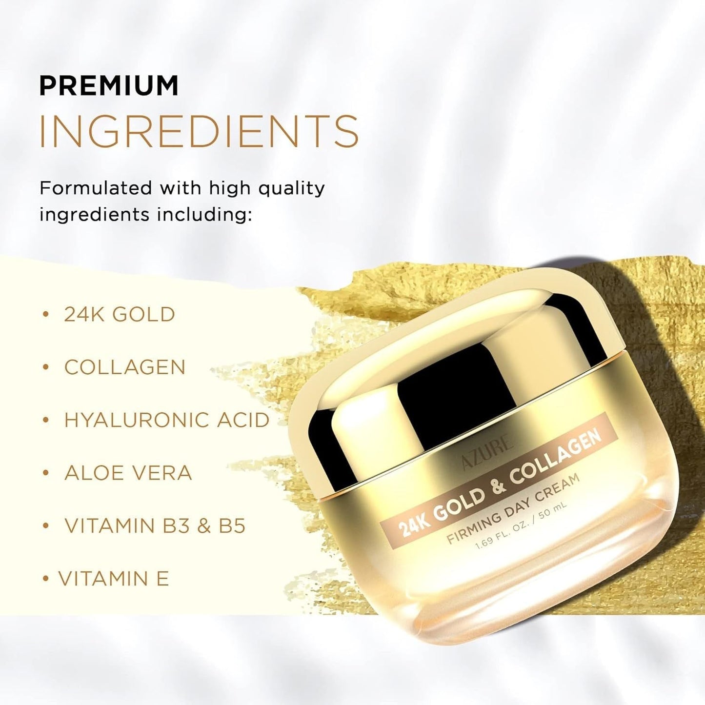 Luxurious 24K Gold Anti Aging Face Cream 50ml