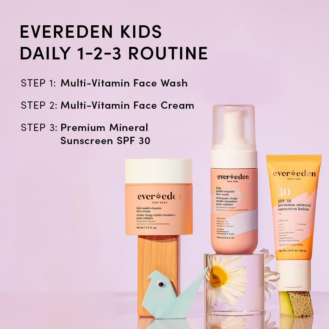 Natural Kids Skincare Set with Soft Headband