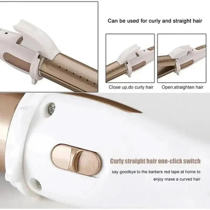 Large 2-in-1 Curl and Flat Iron Styler