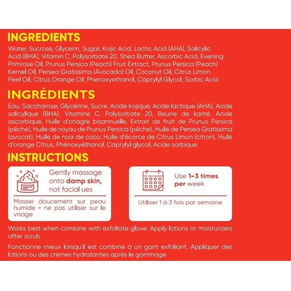 Gentle Skin Exfoliator Scrub for Smooth Bikini Line