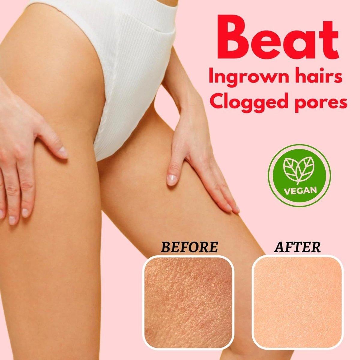 Gentle Skin Exfoliator Scrub for Smooth Bikini Line