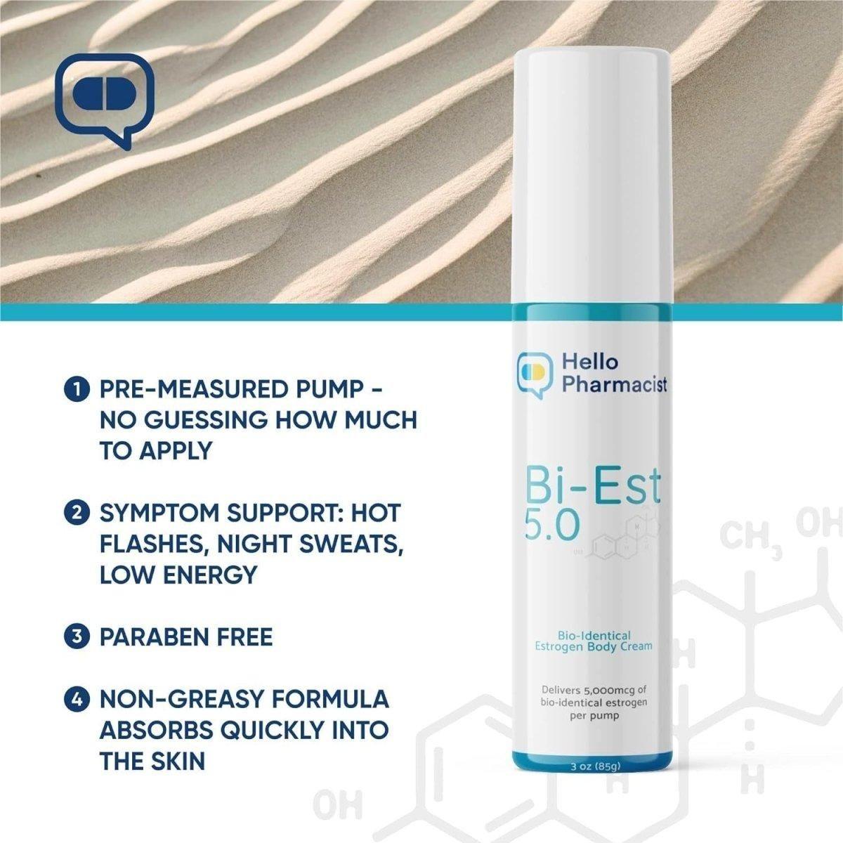Natural Menopause Relief Bioidentical Estrogen Cream 85ml