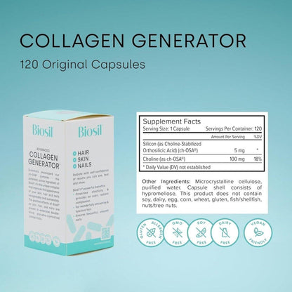 Natural Collagen Booster Supplement for Skin Hair Nails