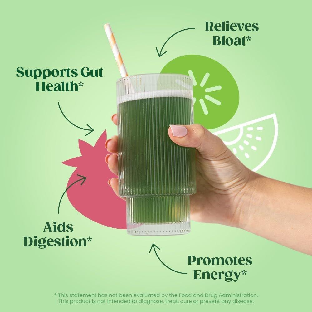 Delicious Strawberry Kiwi Green Superfood Powder