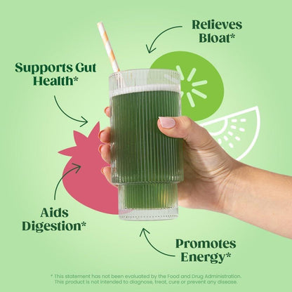 Delicious Strawberry Kiwi Green Superfood Powder