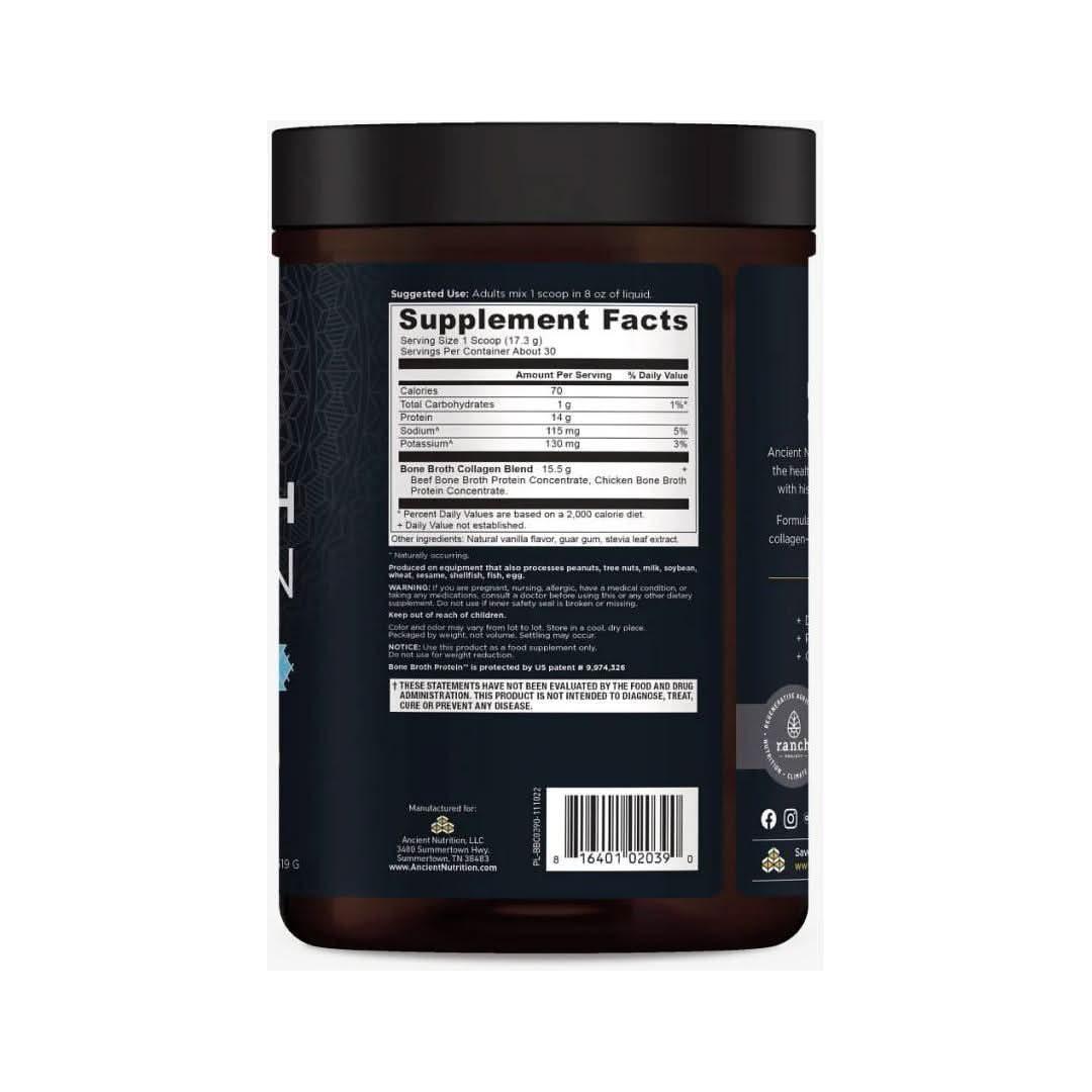 Natural Collagen Powder - Gut and Joint Support Vanilla