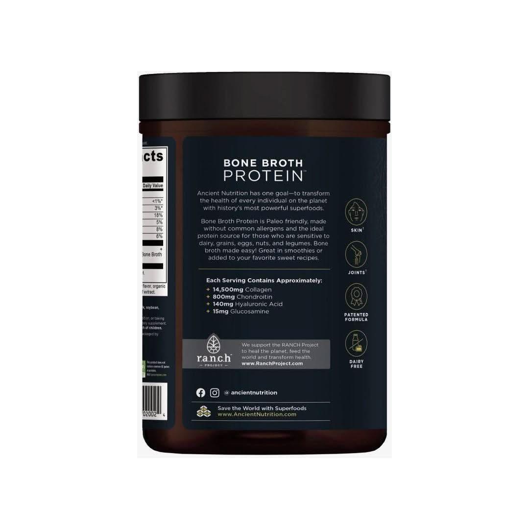 Delicious Chocolate Bone Broth Protein Powder Supplement