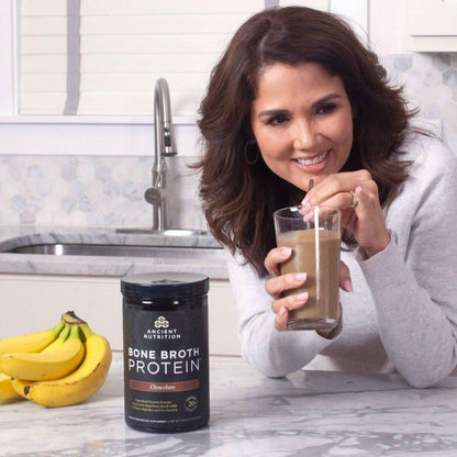 Delicious Chocolate Bone Broth Protein Powder Supplement