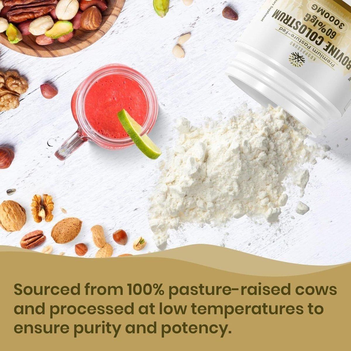Premium Bovine Colostrum Supplement - 3000mg High Strength