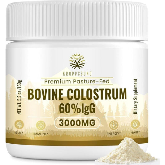 Premium Bovine Colostrum Supplement - 3000mg High Strength - Mycosmeticslondon