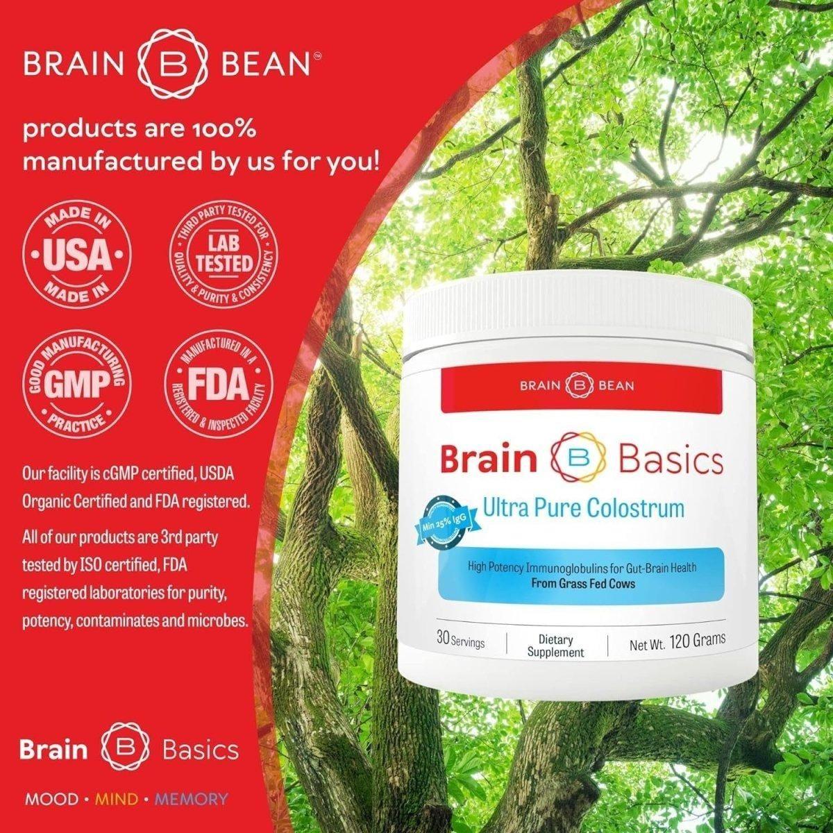 Pure Colostrum Powder Supplement for Immune Boost