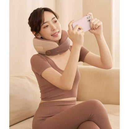 Portable Electric Neck Massager with Heat Therapy