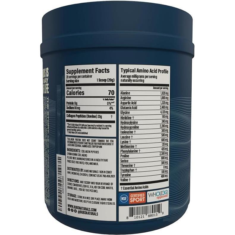 Pure Unflavored Collagen Protein Powder 20oz