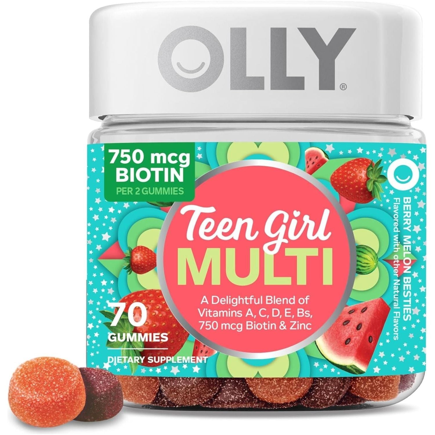 Teen Girl Vitamin Gummies for Skin and Hair Health - Mycosmeticslondon