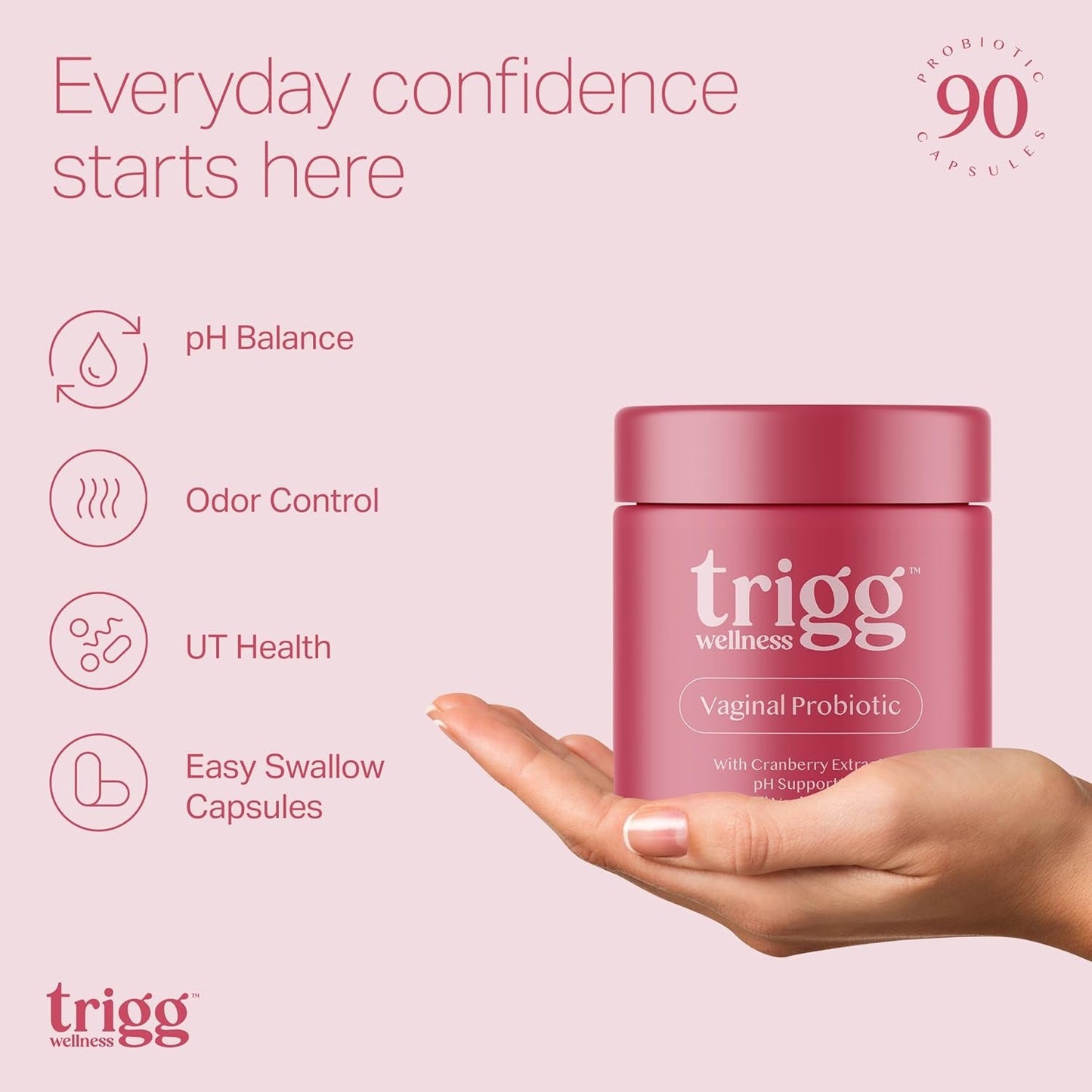 Natural Feminine Probiotics - 90 Capsules