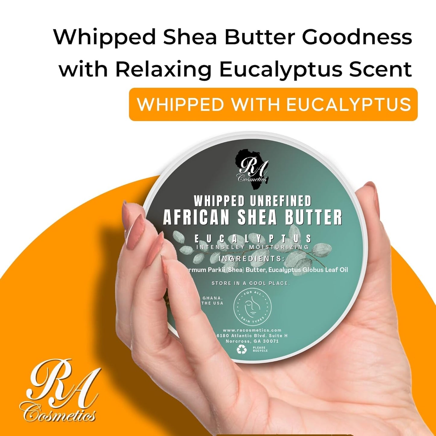 Moisturizing Eucalyptus Shea Body Butter 340g