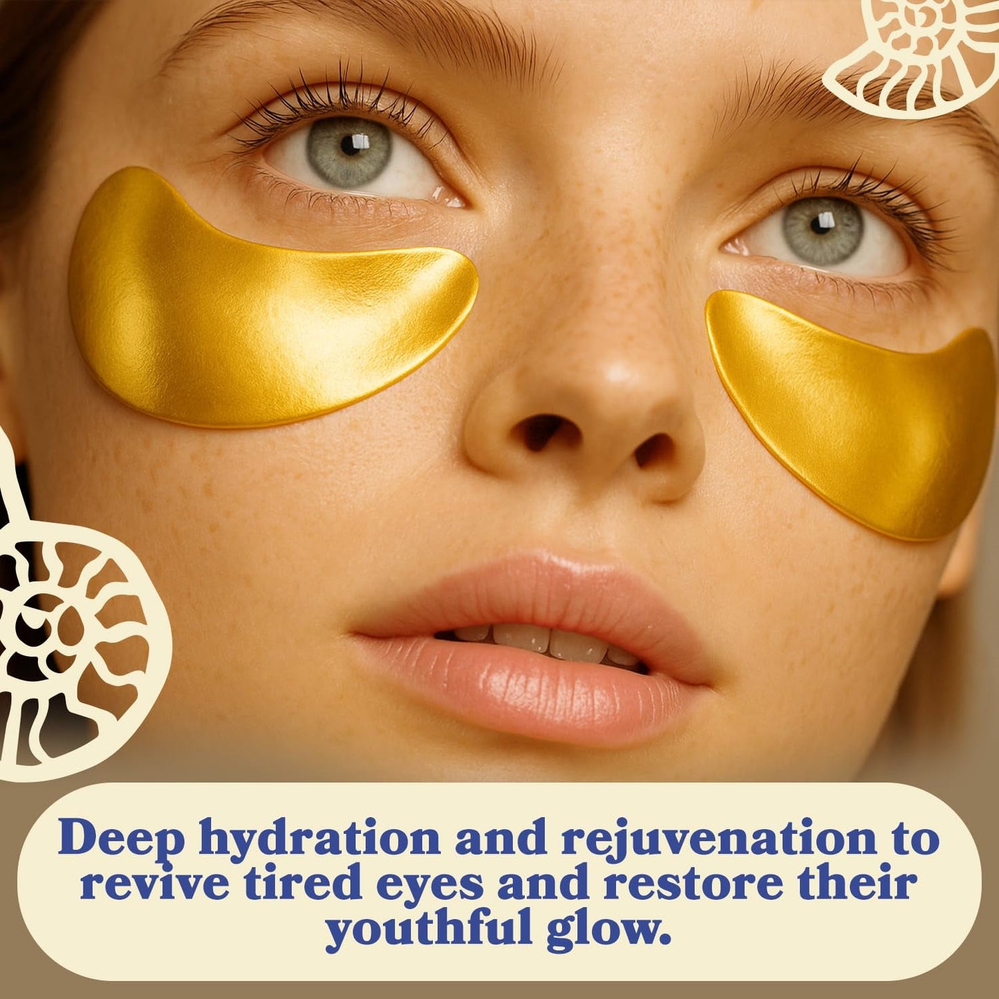 Gold Collagen Eye Masks - 30 Pack, Anti Aging Treatment