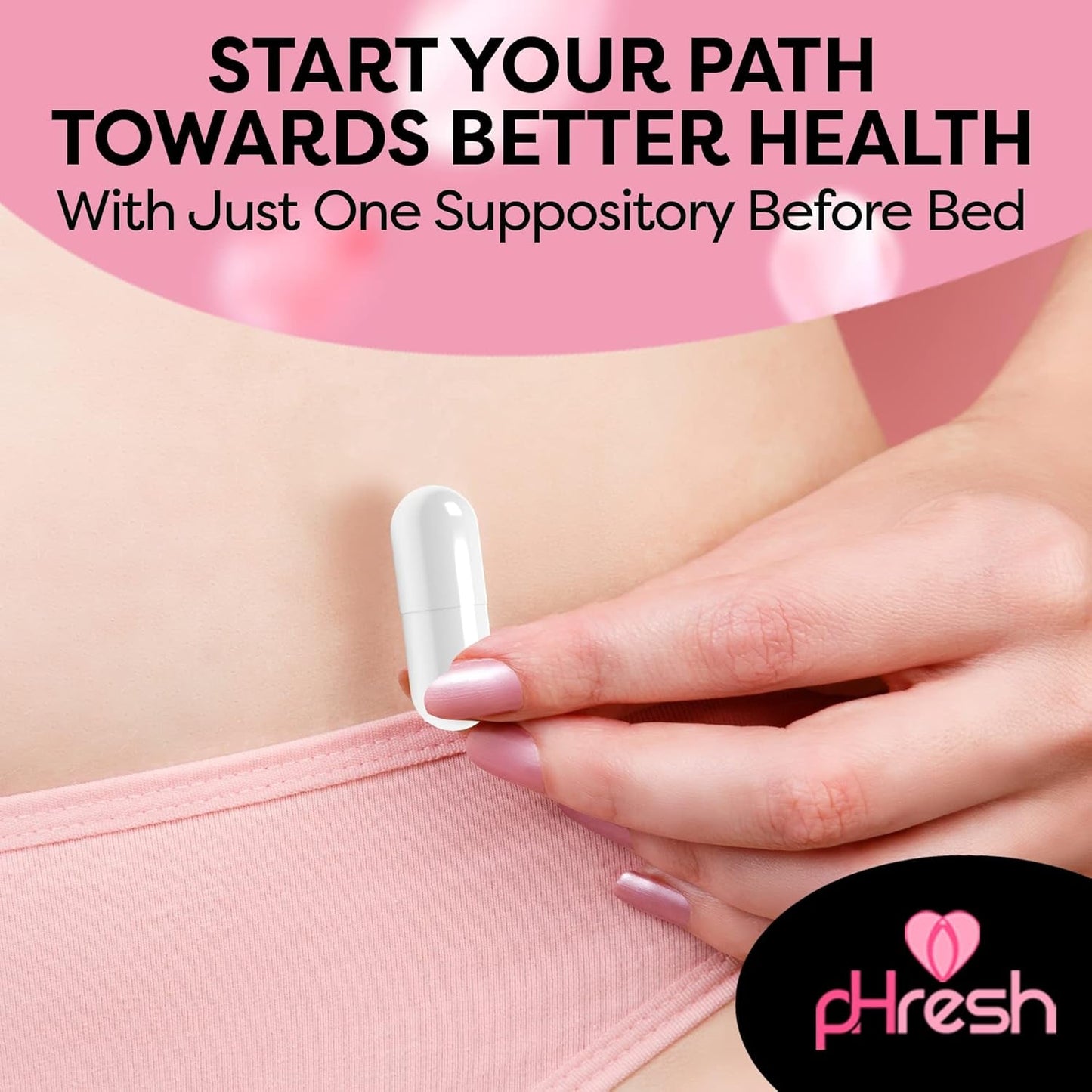 Natural Vaginal Suppositories for pH Balance and Odor Relief