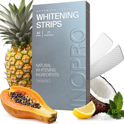 Effective At Home Teeth Whitening Strips 21 Count - Mycosmeticslondon